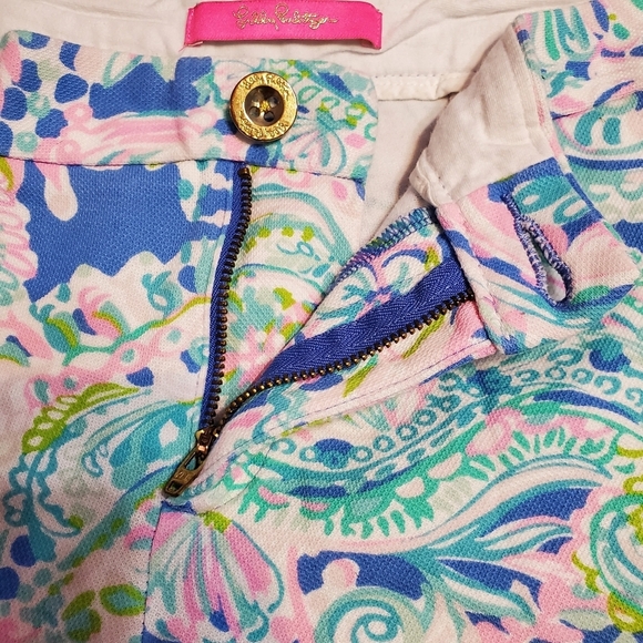 Lilly Pulitzer Women's Buttercup Scalloped Shorts 16 - Picture 4 of 6
